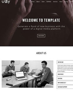 Onepage Business Joomla Template Image