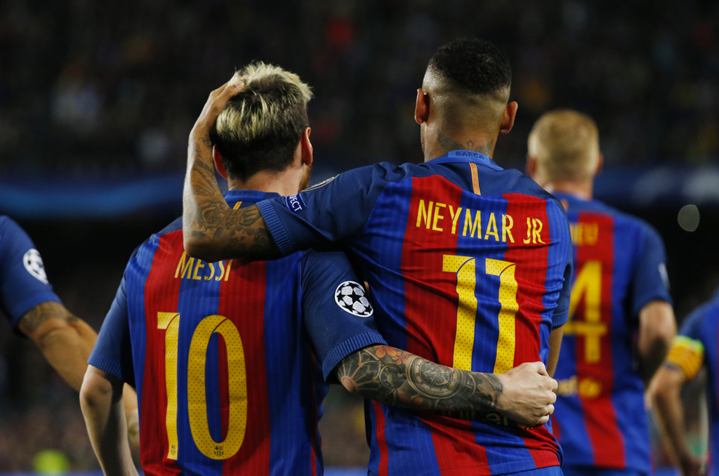 Neymar has a lot of love for  Barcelona team-mate Messi